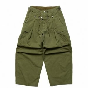 Kapital cargo pants in premium cotton with relaxed fit and utility pockets for USA streetwear fashion.