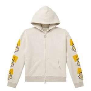 KAPITAL Printed Cotton-Jersey Zip-Up Hoodie