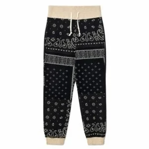 Kapital Bandana Sweatpants in premium cotton with signature bandana design for USA streetwear fashion enthusiasts.