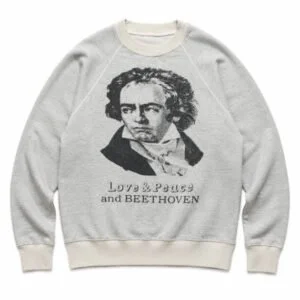 Kapital Beethoven sweatshirt in premium cotton with artistic graphic design for USA streetwear fashion.